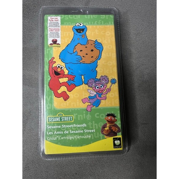 Cricut Sesame Street Friends Sealed Cartridge Scrapbook Craft Elmo - Picture 2 of 5